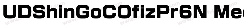 UDShinGoCOfizPr6N Med字体转换